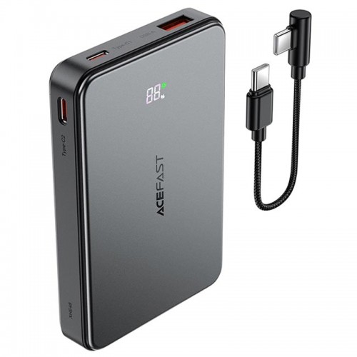 Повербанк MagSafe Acefast M31 PD22.5W 10000mAh с кабелем Type-C Black