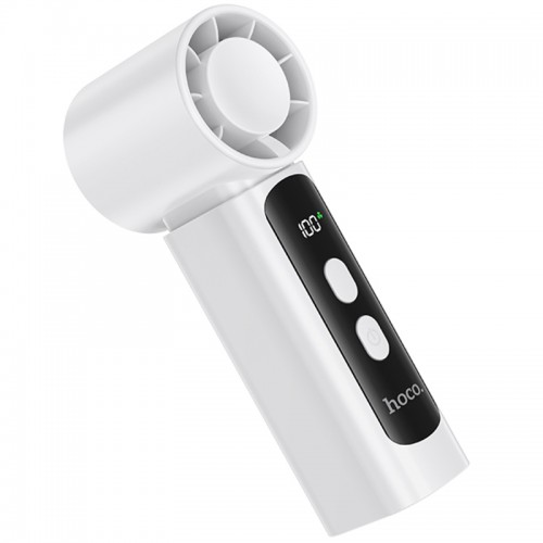 Портативный вентилятор Hoco HX601 handheld folding fan 3000 mAh White