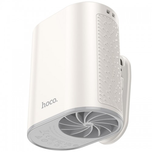 Портативный вентилятор Hoco HX609 3600 mAh с клипсой White