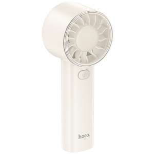 Портативный вентилятор Hoco HX600 handheld folding fan 1200 mAh White