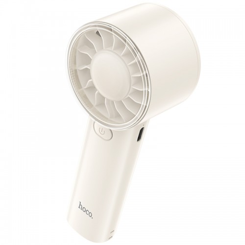 Портативный вентилятор Hoco HX600 handheld folding fan 1200 mAh White
