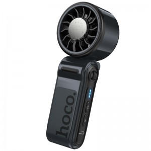 Портативный вентилятор Hoco HX604 handheld folding fan 3000 mAh Navy Blue