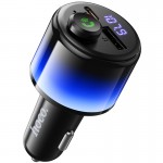 Автомобильное зарядное устройство FM модулятор Hoco E166 Path PD42W+QC3.0 (1USB-A/1C) Black
