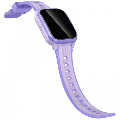 Дитячий смарт-годинник Hoco Y108 4G SIM GPS з функцією дзвінков Purple