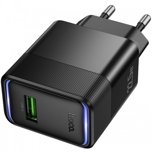 Мережевий зарядний пристрій 22.5W Hoco CS111A Lounge (1USB-C) Black
