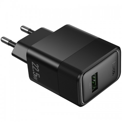 Мережевий зарядний пристрій 22.5W Hoco CS111A Lounge (1USB-C) Black