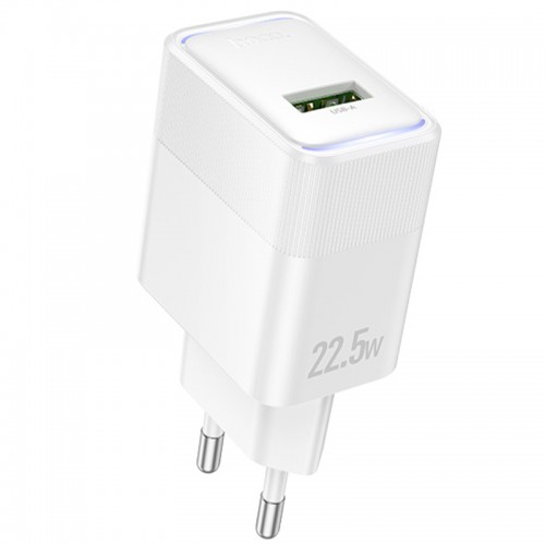 Мережевий зарядний пристрій 22.5W Hoco CS111A Lounge (1USB-C) White