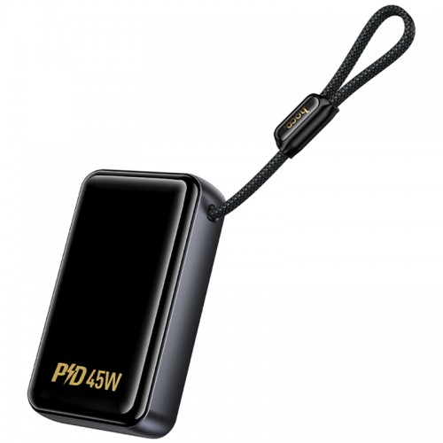 Повербанк 45W Hoco Q54 20000mAh с кабелем Type-C Metal gray