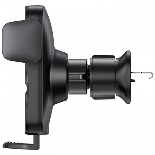 Автодержатель с автозажимом и беспроводной зарядкой Baseus Wisdom Auto Alignment (QI 15W) (Air Outlet base) (CGZX000001) Black