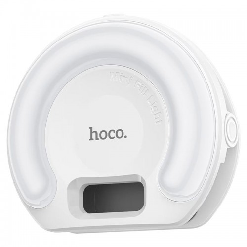 Портативна лампа для селфі, затискач на телефон Hoco K160 Olas 400 mAh White