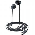 Наушники проводные вкладыши Acefast L2 (Type-C/1.2m) с микрофоном и управлением Black