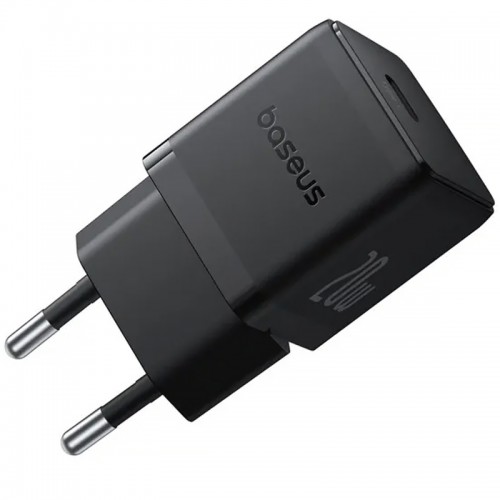 Сетевое зарядное устройство Baseus Palm Fast Charger 20W (1USB-C) + кабель Type-C to Type-C (P10111602) Cluster Black